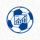 世界杯赛事分析网 logo，自然清新风格，橙色与深蓝搭配